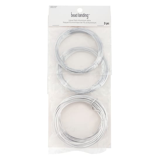 12 Packs: 3 ct. (36 total) Aluminum Wire Value Pack by Bead Landing™